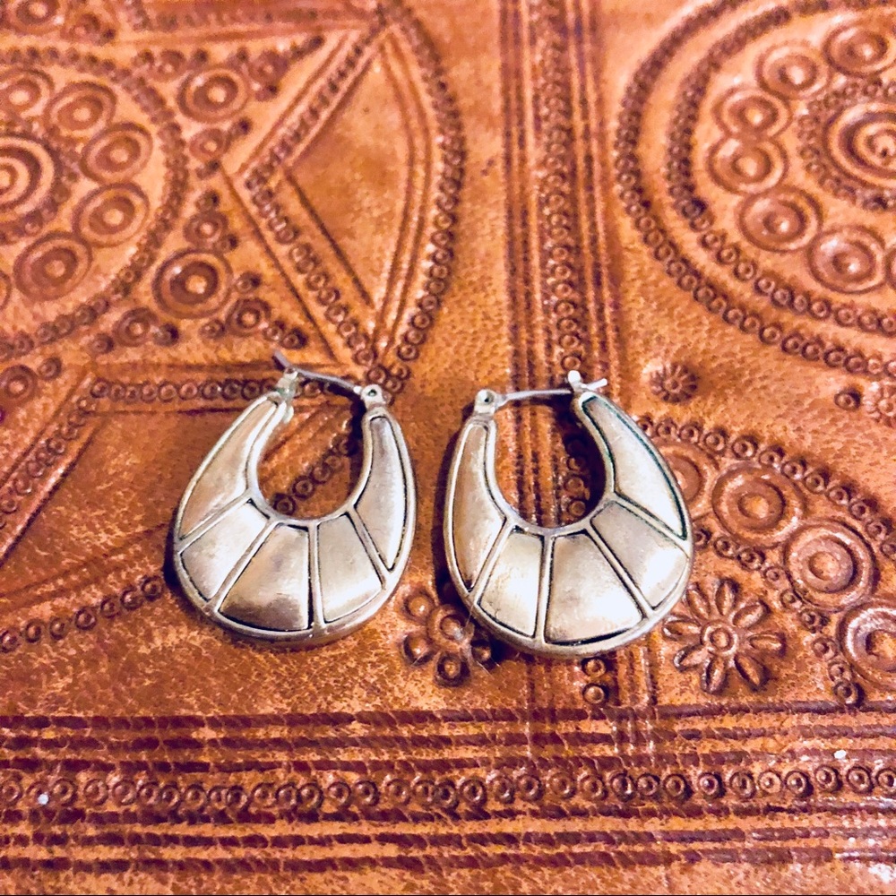 Silver Moroccan earrings